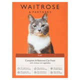 Waitrose cat food chicken and vegetable complete balance 950g - British product
