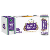 Stella Artois premium lager cans 10x440ml, UK version