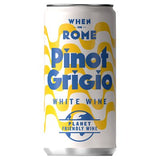 When in Rome Pinot Grigio white wine can 18.7cl, UK version