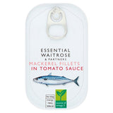 Essential skinless mackerel fillets in tomato sauce 125g - British product