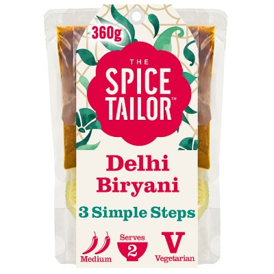 The Spice Tailor Delhi Biryani 360g, imported from the UK
