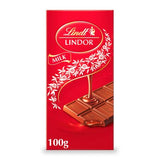Lindt Lindor smooth milk chocolate bar 100g, UK version