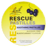 Bach Rescue Pastilles blackcurrant 50g, imported from the UK