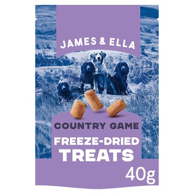 waitrose James & Ella Country Game Freeze Dried Dog Treats 40g- Buy online at McGrocer