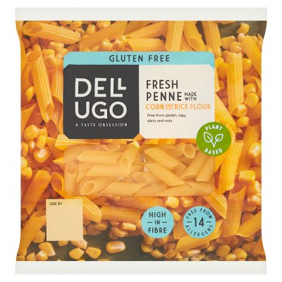 Dell'Ugo gluten free fresh penne pasta 300g, UK version