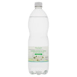 Waitrose sparkling elderflower and apple water 1 litre, imported from the UK