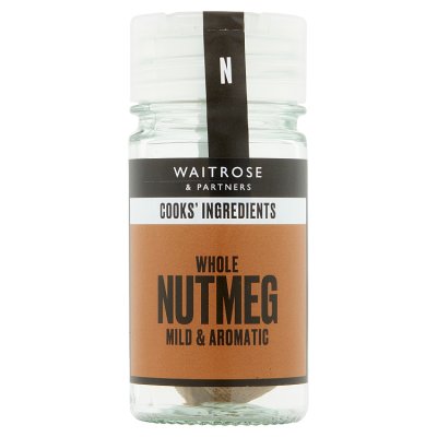 Cooks' Ingredients whole nutmeg 28g jar (British brand)