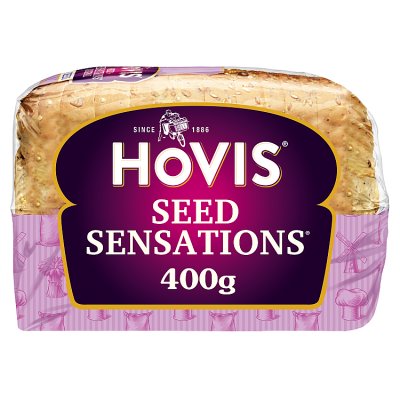 Hovis Seed Sensations multiseeded sliced bread 400g (British brand)