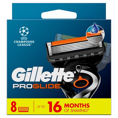 Gillette Fusion5 Proglide razor blade refills 8s, UK version