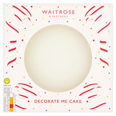 Waitrose decorate your own cake 890g (British brand)