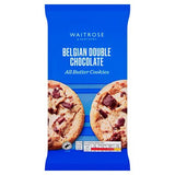 Waitrose Belgian double chocolate all butter cookies 200g, UK version