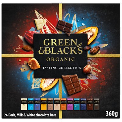 Green & Black's organic chocolate tasting collection gift box 360g (British brand)