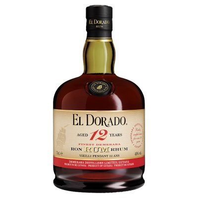 El Dorado 12 Year Old rum 70cl - British product