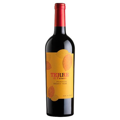 Terre Di Faiano Primitivo organic red wine 75cl (British brand)