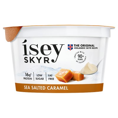 Isey Skyr yogurt sea salted caramel 170g - British product
