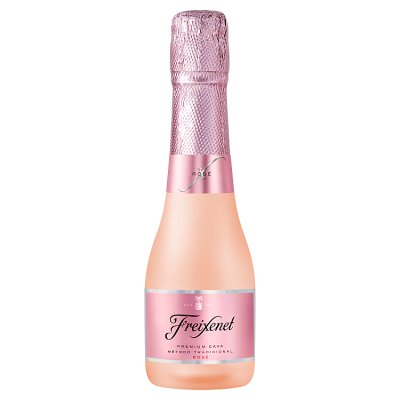 Freixenet Cordon Rosado seco sparkling wine 20cl, Spanish cava (British brand)