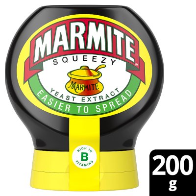 Marmite yeast extract squeezy 200g, imported from the UK