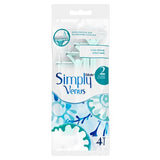 Gillette Simply Venus disposable women's razor 4 pack - British product