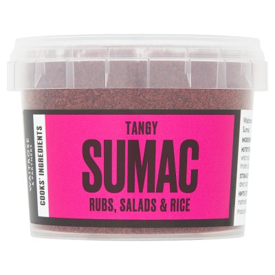 Cooks' Ingredients sumac spice 50g, tangy Middle Eastern seasoning - British product