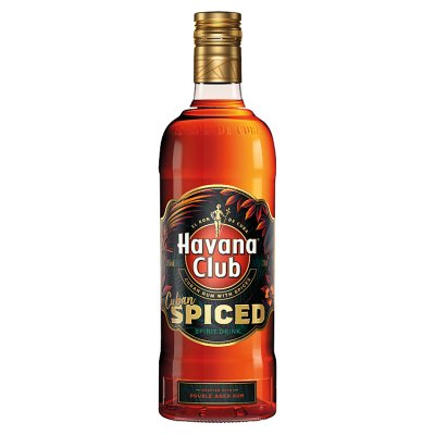 Havana Club Cuban Spiced Rum 70cl, imported from the UK