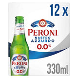 Peroni Nastro Azzurro alcohol free lager 0.0% 12x330ml - British product