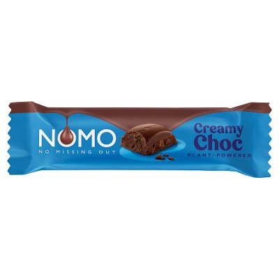 NOMO vegan creamy chocolate bar 38g, UK version