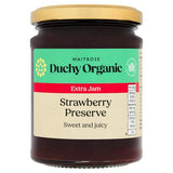 Duchy Organic strawberry extra jam 340g glass jar (British brand)