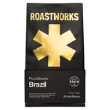 Roastworks Brazil Pico Mirante whole bean coffee 200g, UK version