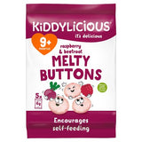 Kiddylicious melty raspberry and beetroot buttons 5x6g - British product