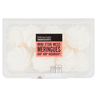 Cooks' Ingredients mini Eton Mess meringues 12 pack - British product