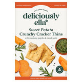 Deliciously Ella sweet potato cracker thins 100g (British brand)