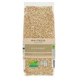 Waitrose buckwheat 500g dry grain pack, UK version