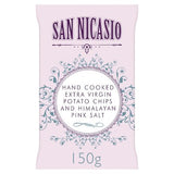 San Nicasio potato crisps Himalayan pink salt 150g, UK version