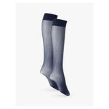 Navy 40 denier knee-high tights size 2s - British product