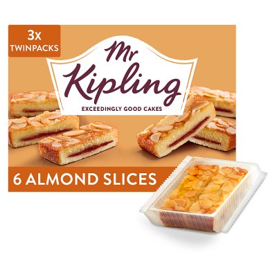 Mr Kipling Almond Slices 6s, UK version