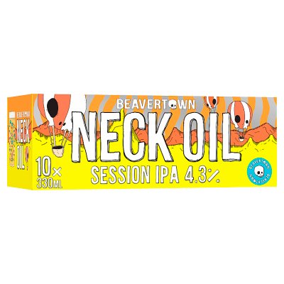 Beavertown Neck Oil craft beer 10 x 330ml cans (British brand)