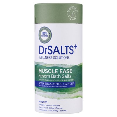 DrSalts Epsom bath salts eucalyptus and ginger 750g - British product