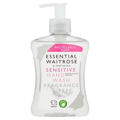 Waitrose Essential sensitive hand wash 250ml, UK version