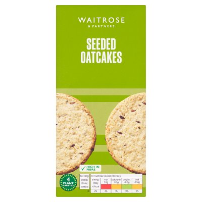 Waitrose seeded oatcakes 250g pack (British brand)