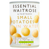 Waitrose Essential small potatoes in water 400g, imported from the UK
