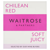 Waitrose Chilean red wine bag in box 2.25L - British product
