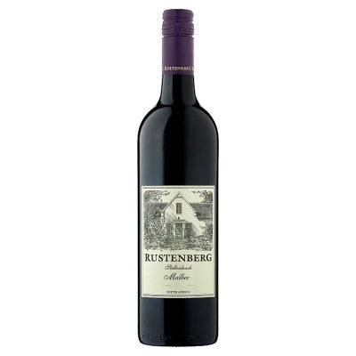 Rustenberg Stellenbosch Malbec red wine 75cl, UK version