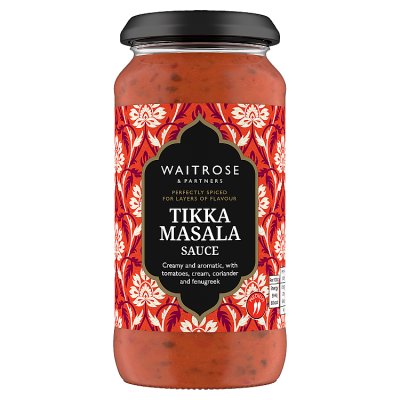 Waitrose Tikka Masala Sauce 450g, imported from the UK