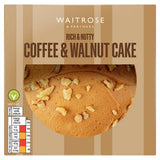 Waitrose coffee and walnut cake (British brand)