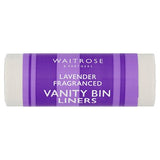 Waitrose lavender scented vanity bin liners 10L - British product