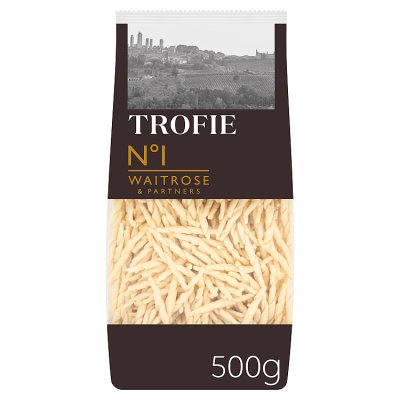 Waitrose No.1 Italian trofie pasta 500g, UK version