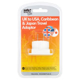 Safe+Sound USA & Asia travel adaptor, imported from the UK