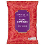 Waitrose Prawn Crackers Sharing Snack 65g, imported from the UK