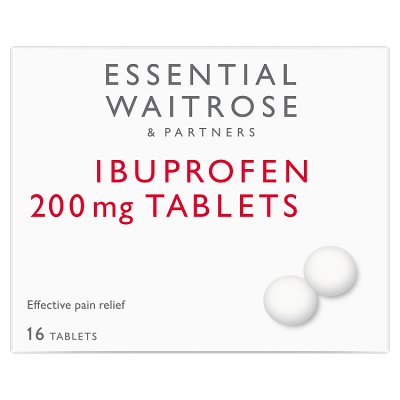 Essential ibuprofen tablets 16s (British brand)