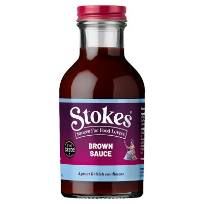 Stokes Real Brown Sauce 320g, imported from the UK